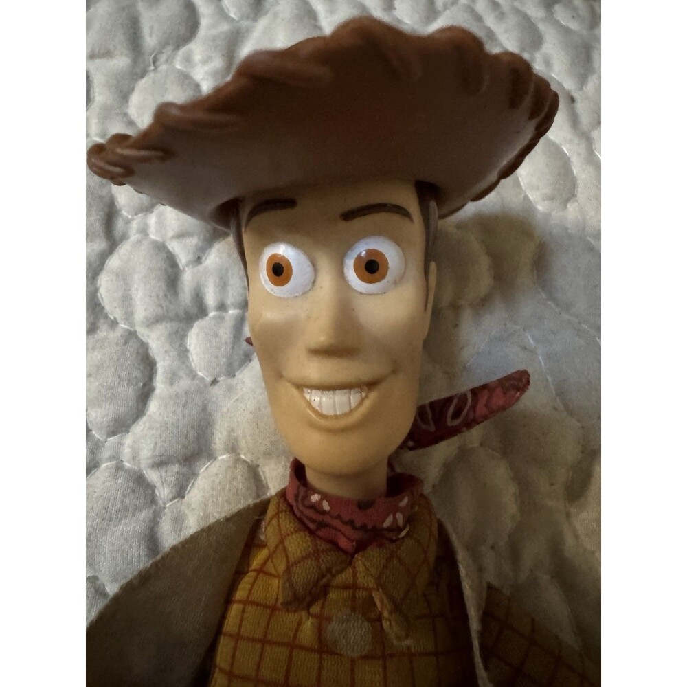 Disney Pixar Toy Story Woody Plush Doll Soft Toy Vintage 12” With Hat - Picture 2 of 7